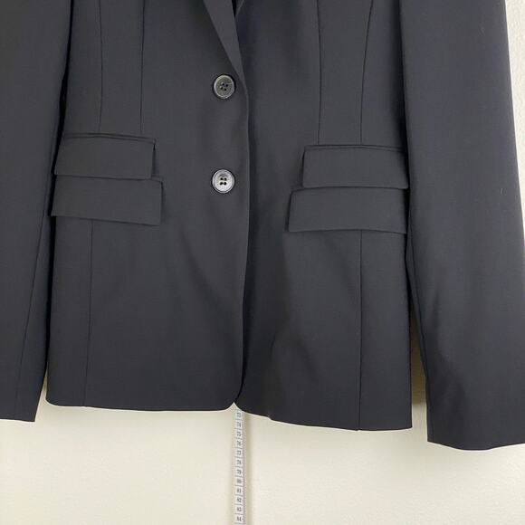 Hugo Boss Juicy Wool Blazer Size 2 Black - Picture 6 of 15